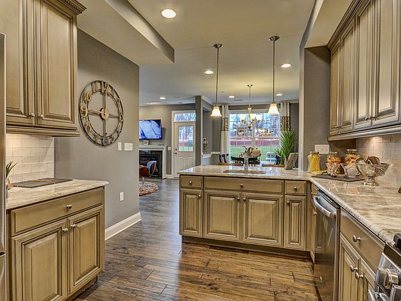 Kitchen with ample cabinet space