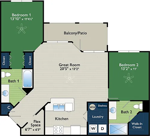 Floor plan Cassiopeia