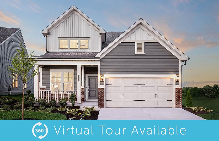 Exterior view of the Blue Rock - Elevation 3 at Montebello in Sterling, VA