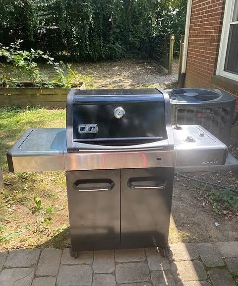 Propane grill.