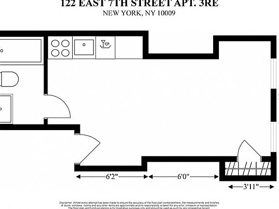 2nd image of 122 E 7th St #3RE