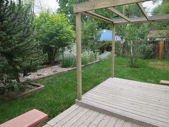 Beautiful fenced in backyard
