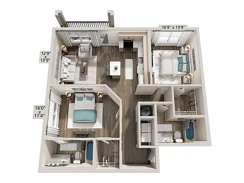 Floor plan B2