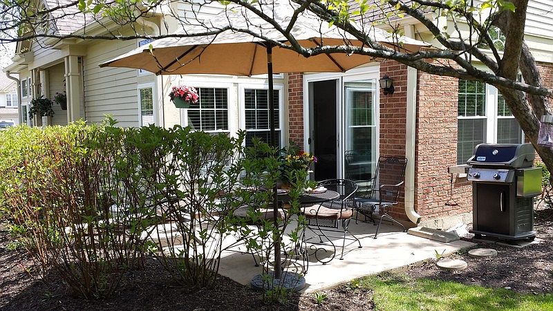Backyard patio