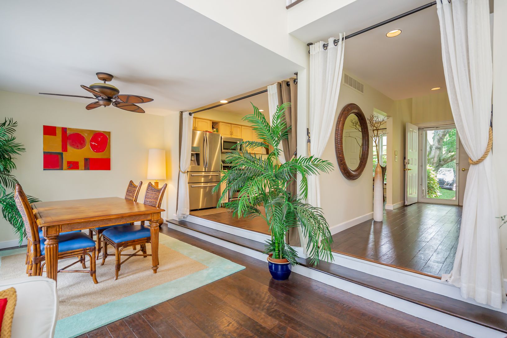 View from front entry