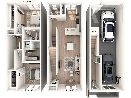 Floor plan B1T-1309
