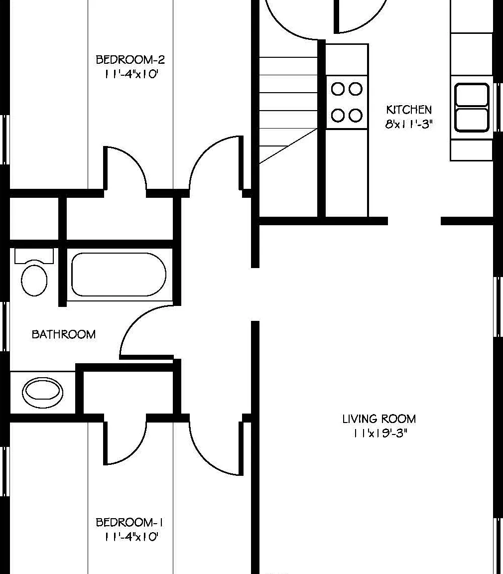 2 bed, 768 sqft, $1,150 — Photo 1