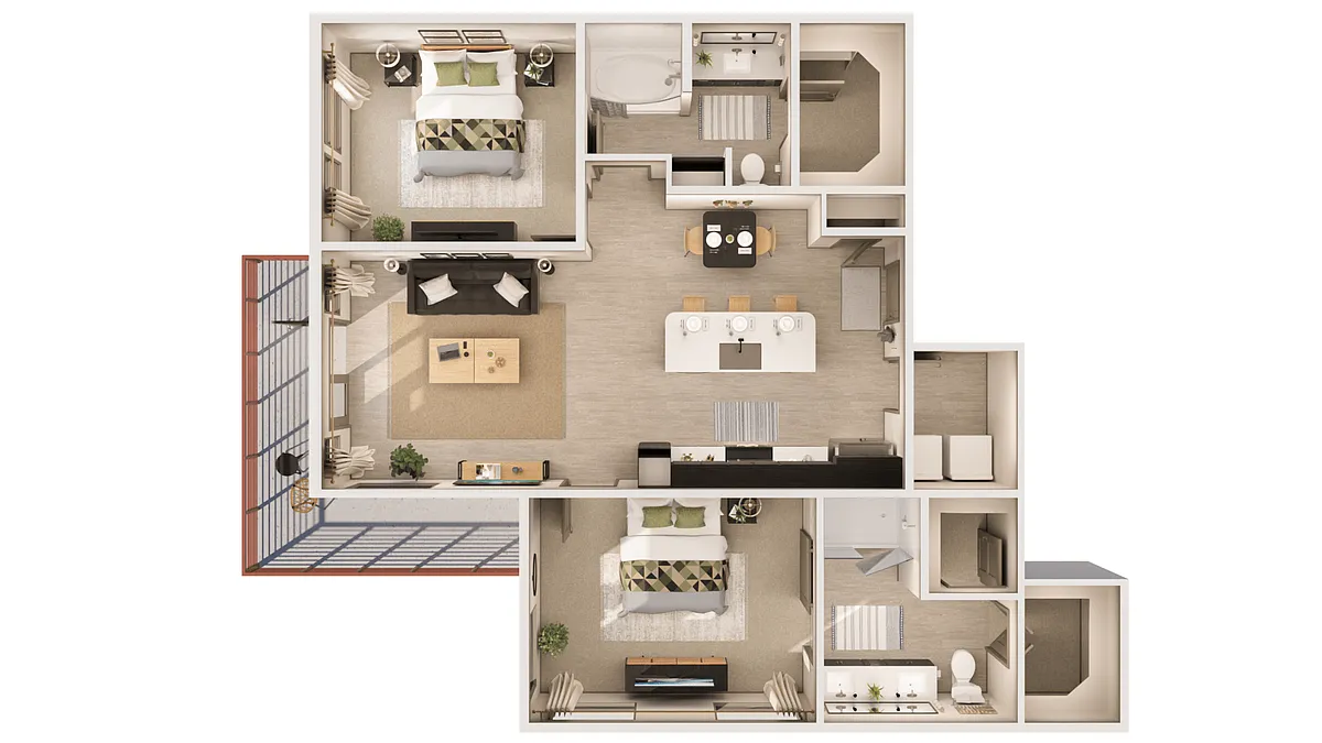 Floor plan The Taylor B6