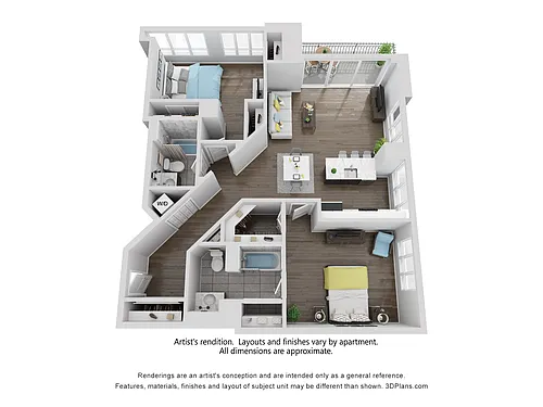 Floor plan B3