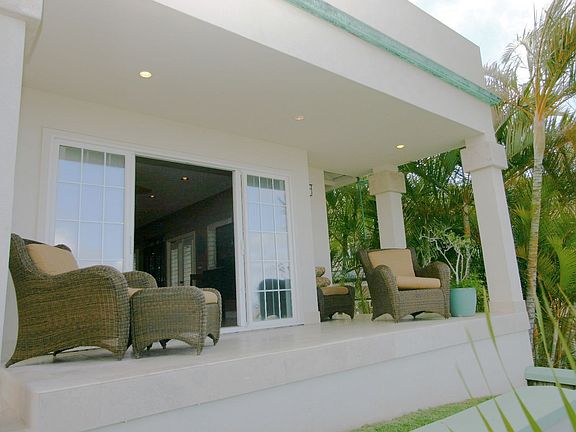 Inviting front porch