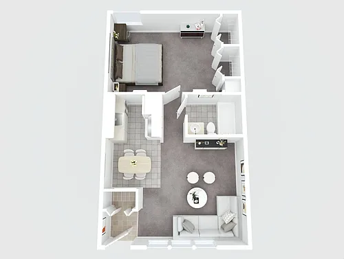 Floor plan 1 Bedroom