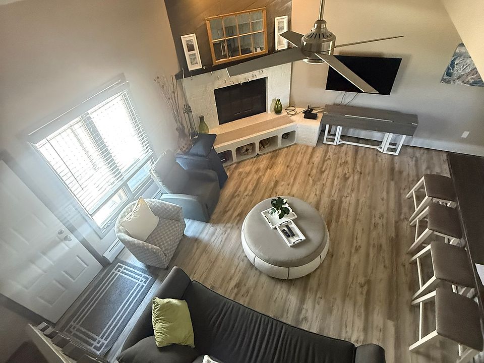 View looking down from the 3rd floor