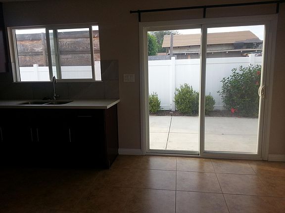 kitchen/backyard view