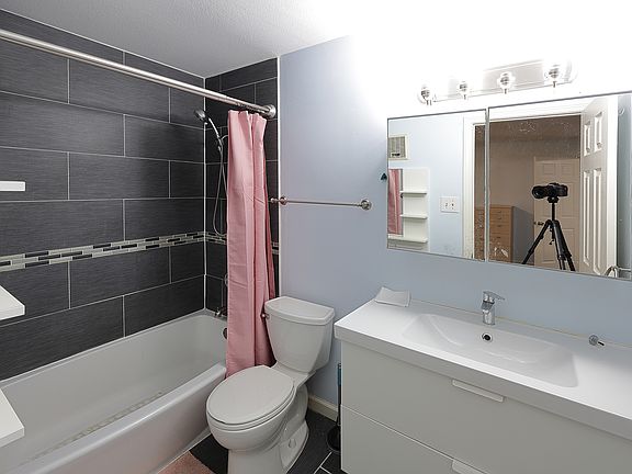 Bathroom in the primary suite