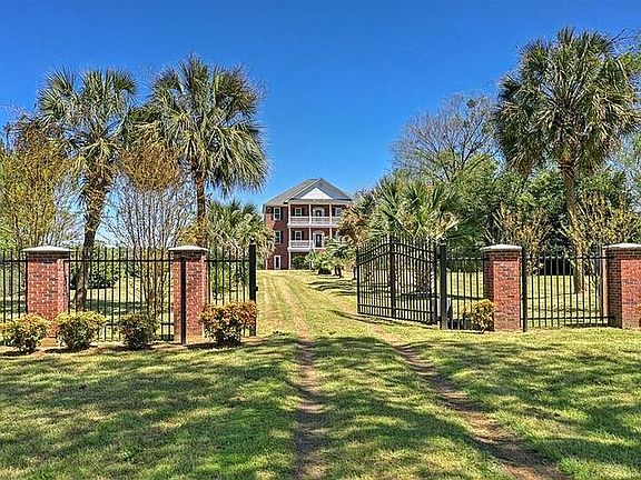 Outside front gate 