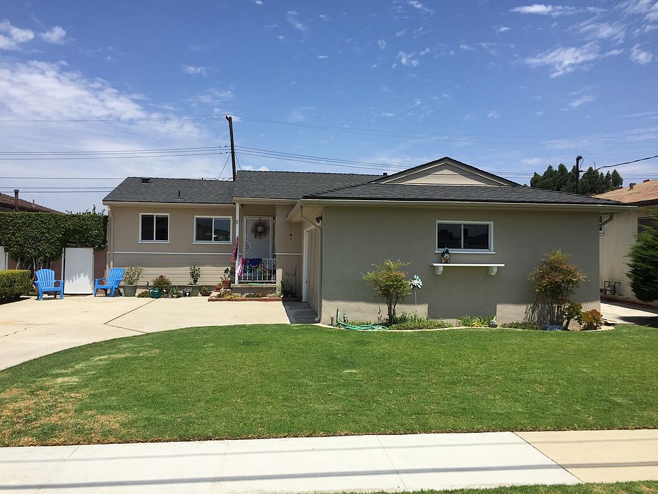 Street view of front of the house - recently repainted with