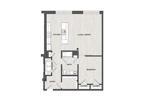 Floor plan 1H