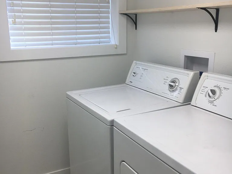 Laundry room.