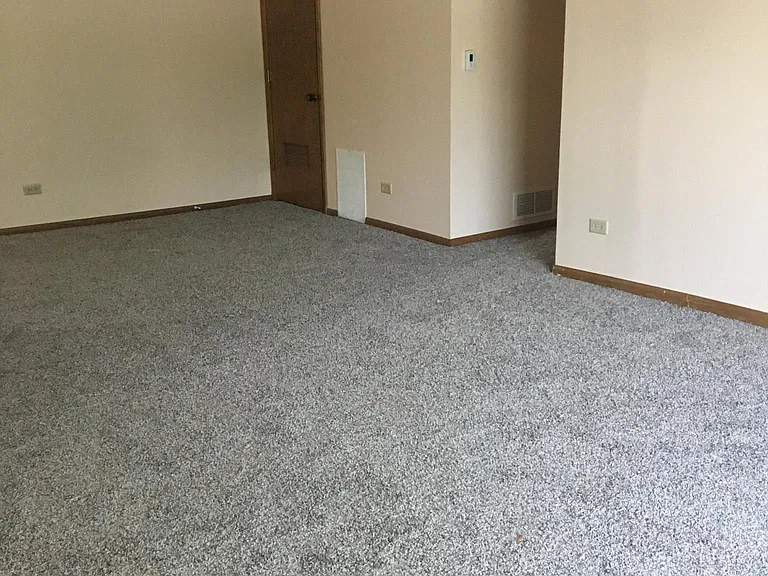 Living room and dining room