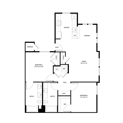 Floor plan B3