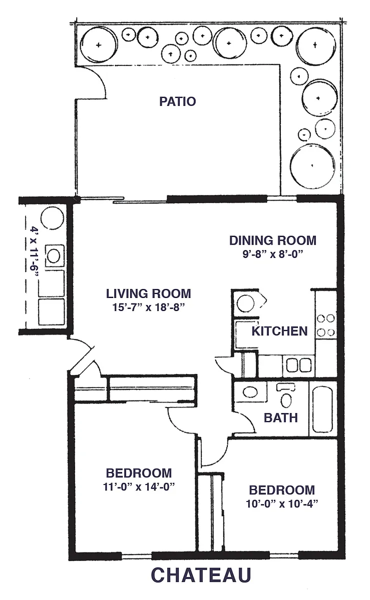 Floor plan Chateau