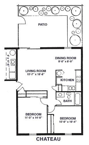 Floor plan Chateau