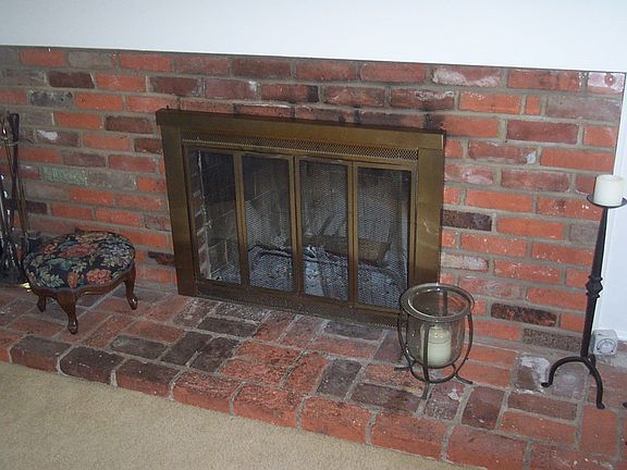 Fireplace in living room