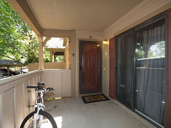 Screen doors at entry of home