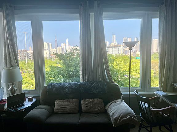 skyline view from living room