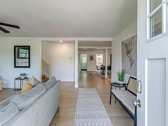 Walking into the front door, ample sized living room