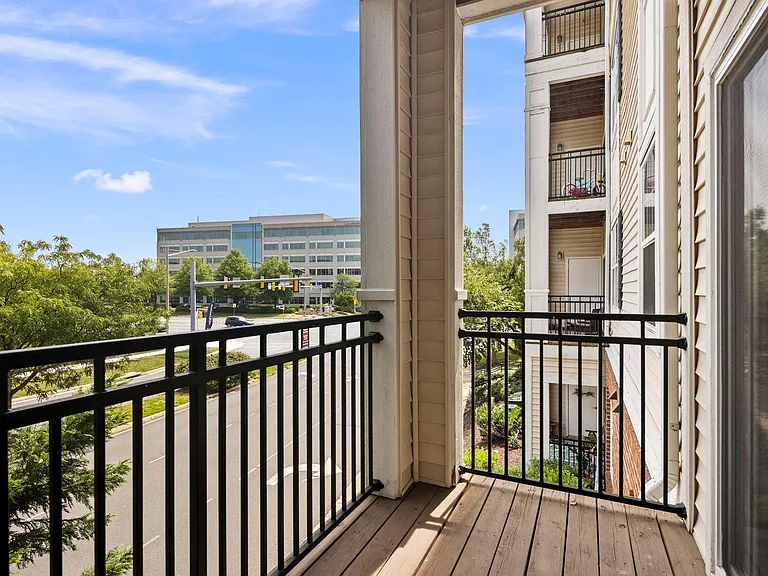 Extended balcony view