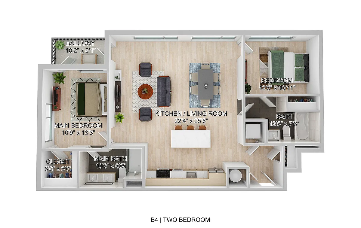 Floor plan B4
