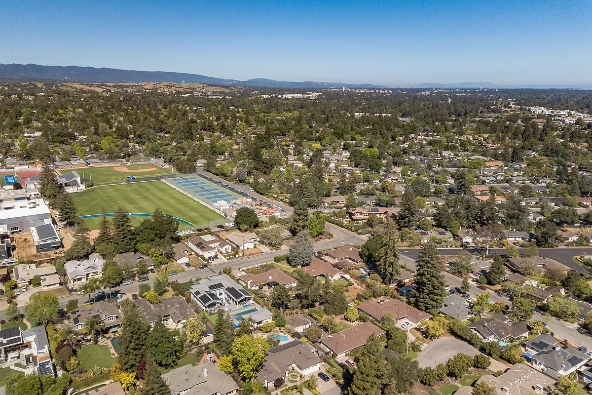 8 Tennis courts walking distance to the property in Los Altos high school is free to play after school and Sat and Sunday. - Jardin Dr