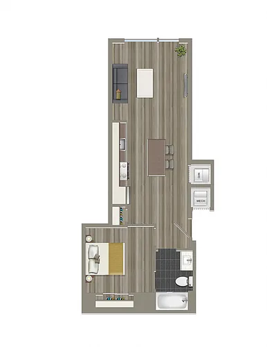 Floor plan 1-C