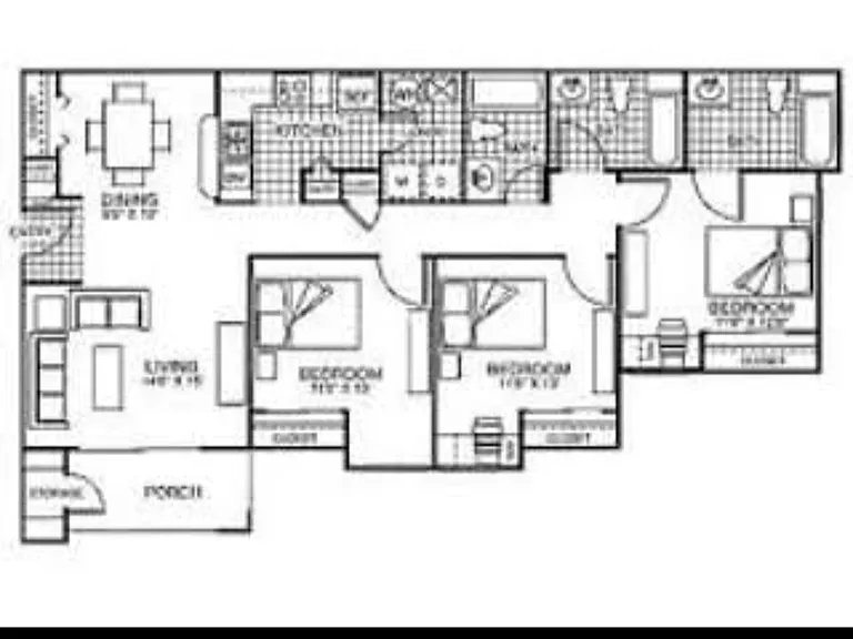 Condo floor plan