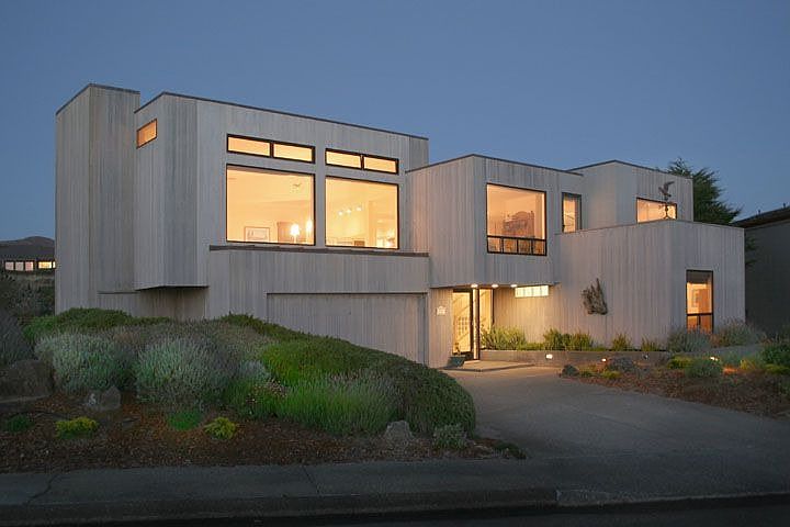 Front of House at Night