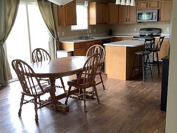 Open Kitchen and Dining Area