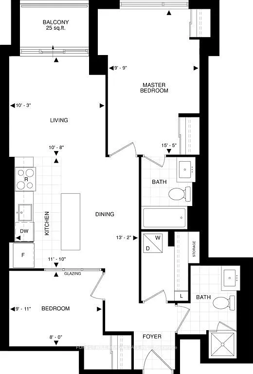2 bed, $2,700 — Photo 3