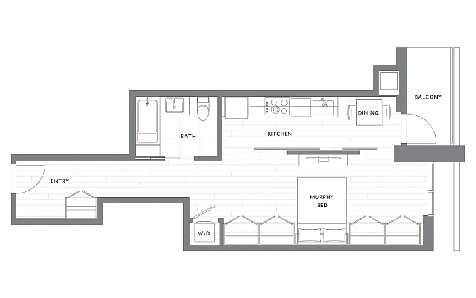 Floor plan Studio S4
