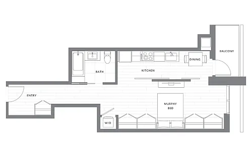 Floor plan Studio S4