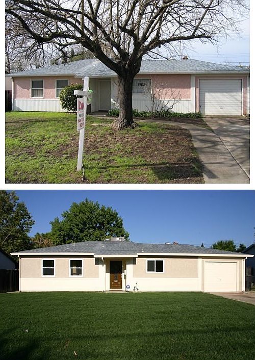 Front of house Before/After