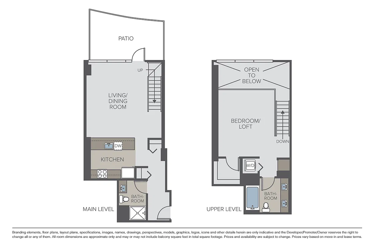 Floor plan Plan 1K Loft