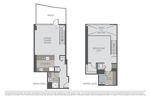 Floor plan Plan 1K Loft