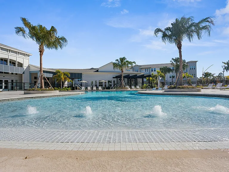 Relax and unwind at this stunning poolside oasis.