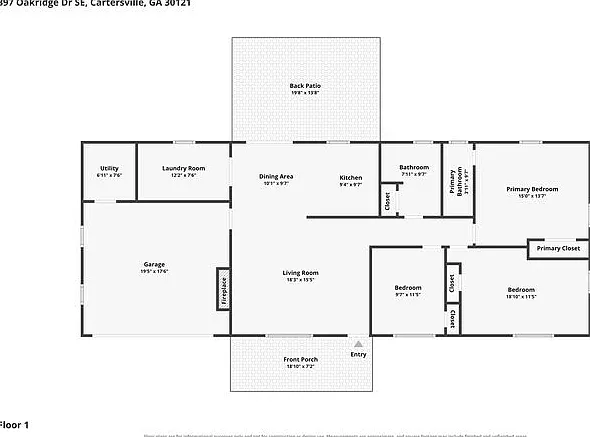 3 bed, 2.0 bath, 1350 sqft, $1,745 — Photo 2