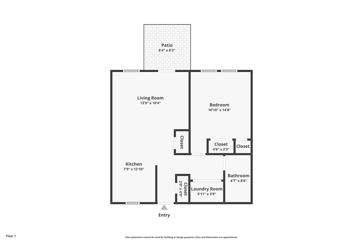 Floor plan 1 Bedroom