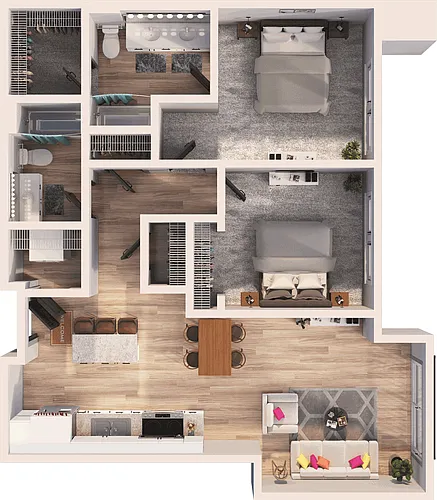 Floor plan Oak