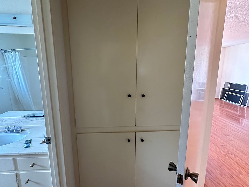 Extra storage at end of hall.