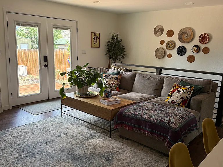 upper level shared living room