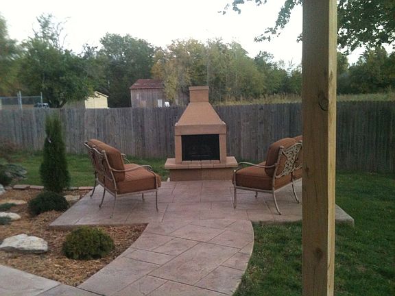 Fireplace Sitting area